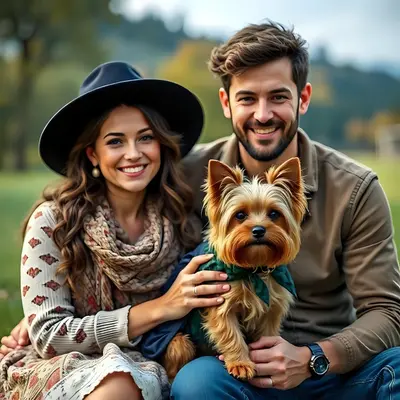 Man Wife Yorkie 200